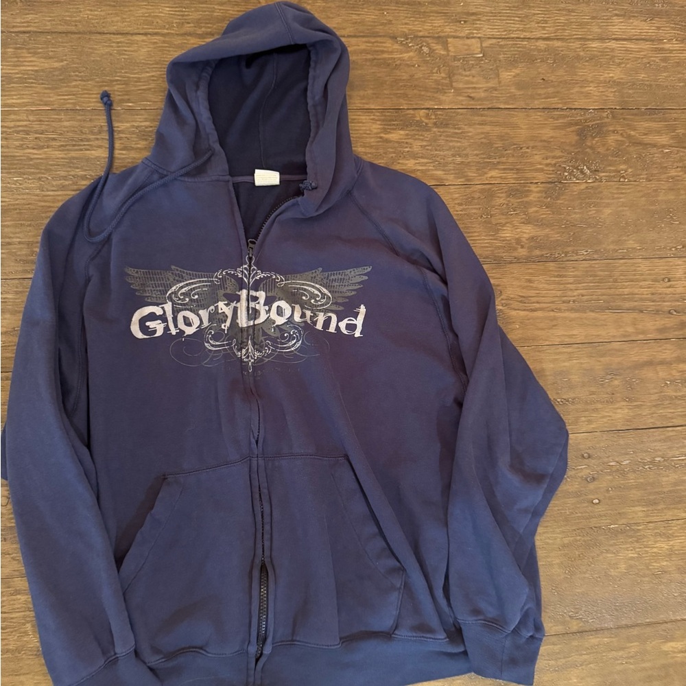 Glory Bound Women's Blue Hoodie Jacket